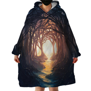 Forest Entrance SWLF0097 Hoodie Wearable Blanket