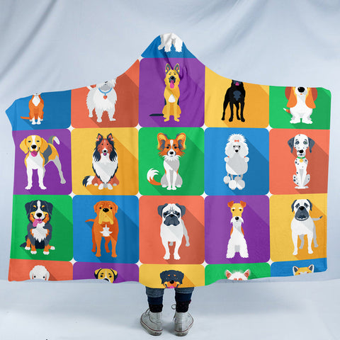 Image of Pup Profiles SW1565 Hooded Blanket