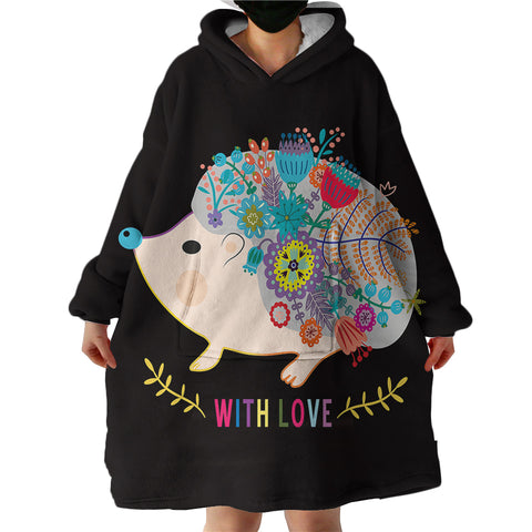 Image of From Hedgehog With Love SWLF0007 Hoodie Wearable Blanket