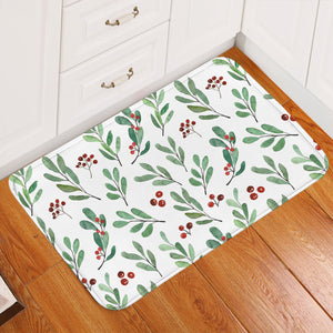 Cherry White Door Mat