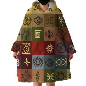 Ancient Signs SWLF2787 Hoodie Wearable Blanket