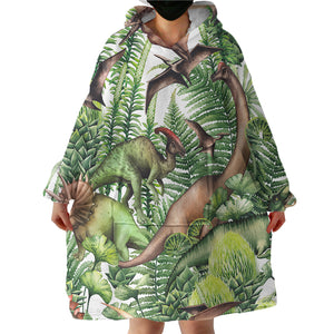 Dino Park SWLF0842 Hoodie Wearable Blanket