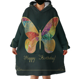 Birthday Card SWLF2057 Hoodie Wearable Blanket