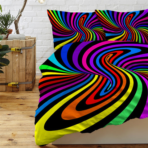 Image of Hypnotic Colors Bedding Set - Beddingify