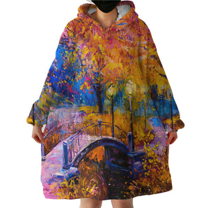 Fall Forest SWLF2235 Hoodie Wearable Blanket