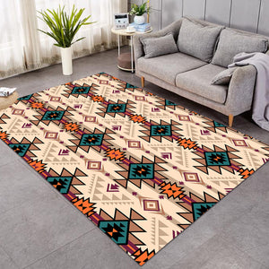 Geometric Shapes Tan SW0497 Rug