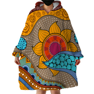 Sun & Clouds SWLF0458 Hoodie Wearable Blanket