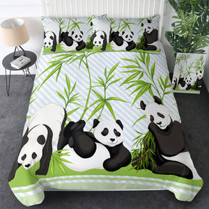 Panda Trio Bedding Set - Beddingify