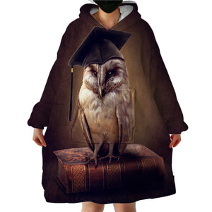 Prof Owl SWLF1545 Hoodie Wearable Blanket