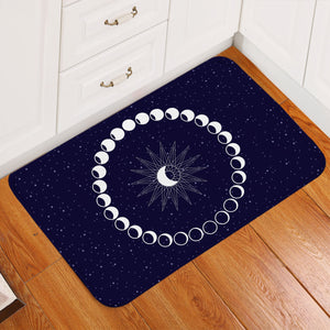 Moon Phases Space DKHDD244 Door Mat