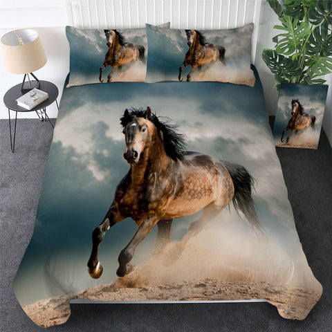 Image of Galloping Horse Bedding Set - Beddingify
