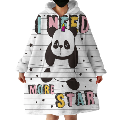 Image of Star Panda SWLF0050 Hoodie Wearable Blanket