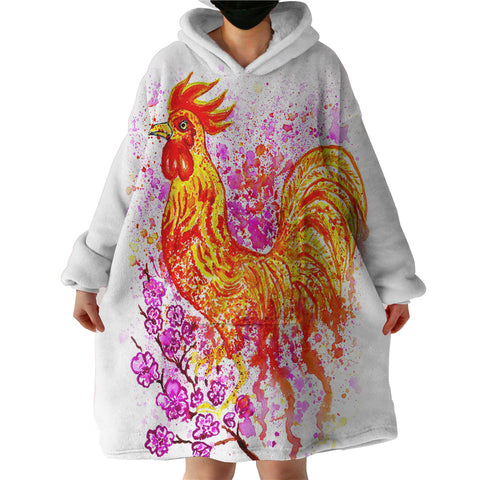 Image of Rooster SWLF2695 Hoodie Wearable Blanket