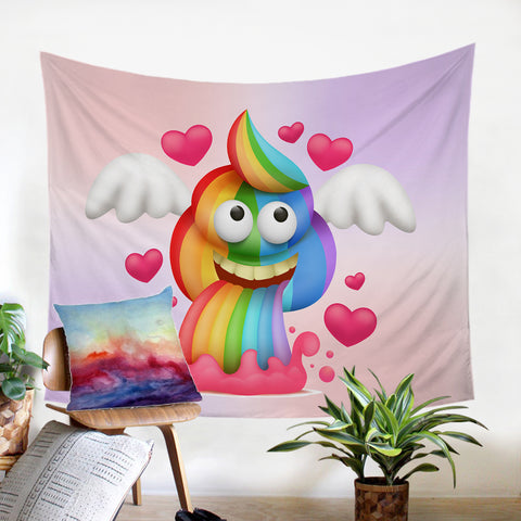 Image of Unicorn Poop SW0749 Tapestry