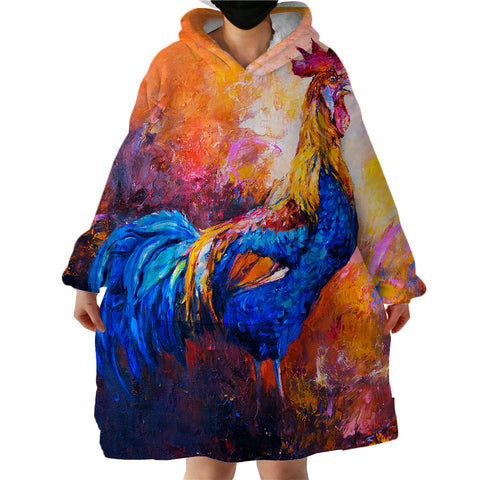 Image of Painted Chook SWLF1395 Hoodie Wearable Blanket
