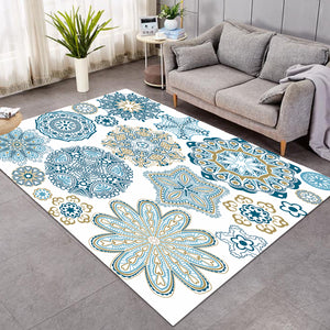 Luxury Intricate Flower Designs SW0074 Rug