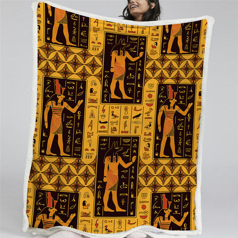 Image of Egypt Scripture Sherpa BLMT2947 Fleece Blanket