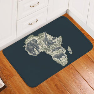 Fauna Diversity Africa Door Mat