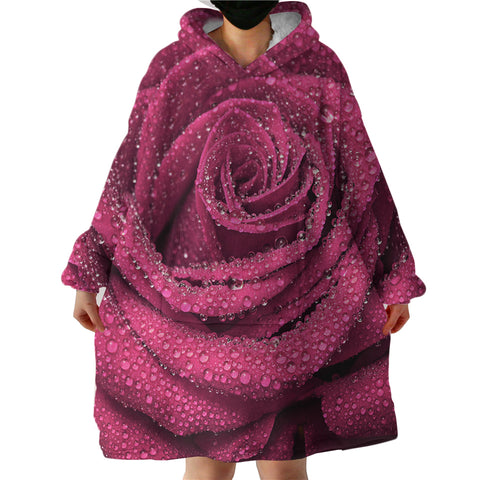 Image of Velvety Rose SWLF2185 Hoodie Wearable Blanket