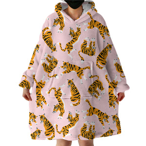 Tiger Cubs SWLF1172 Hoodie Wearable Blanket