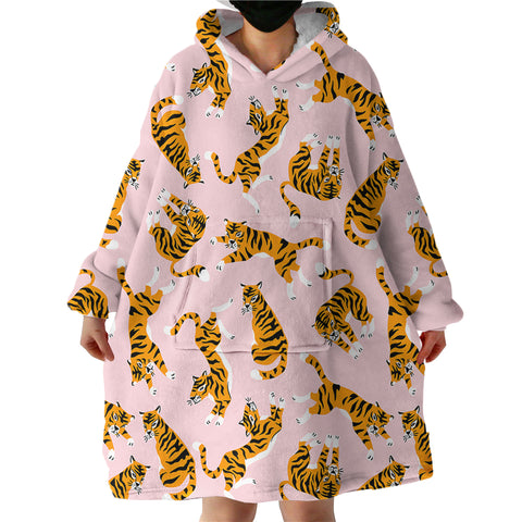 Image of Tiger Cubs SWLF1172 Hoodie Wearable Blanket