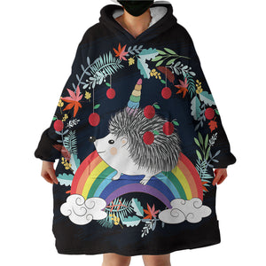 Magical Hedgehog SWLF0004 Hoodie Wearable Blanket