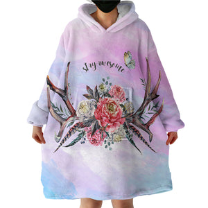 Stay Awesome SWLF1190 Hoodie Wearable Blanket