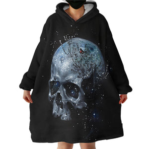 Skull SWLF0991 Hoodie Wearable Blanket