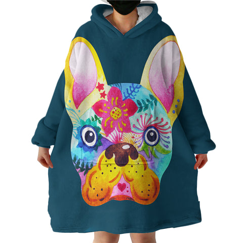 Image of Pig In Awe SWLF1633 Hoodie Wearable Blanket