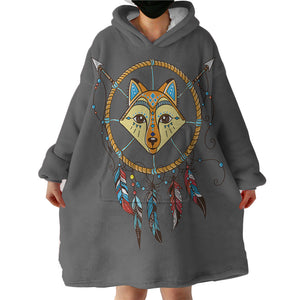 Foxy Dream Catcher SWLF2377 Hoodie Wearable Blanket