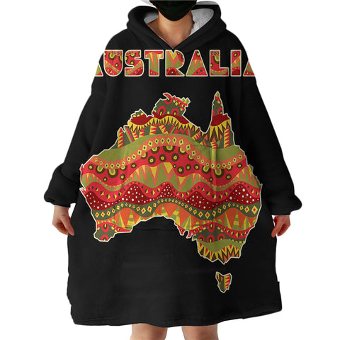 Image of Australia SWLF1845 Hoodie Wearable Blanket