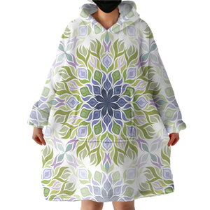 Delicate Flower SWLF0485 Hoodie Wearable Blanket