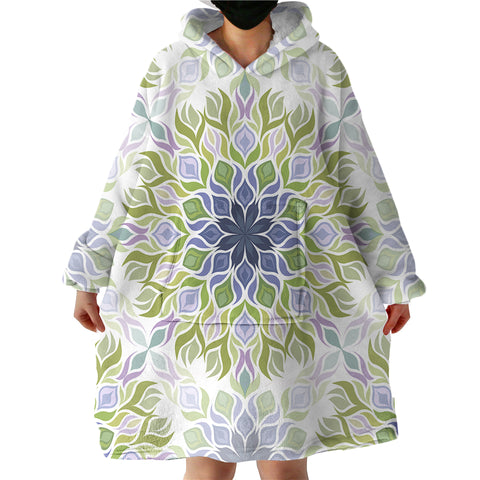 Image of Delicate Flower SWLF0485 Hoodie Wearable Blanket