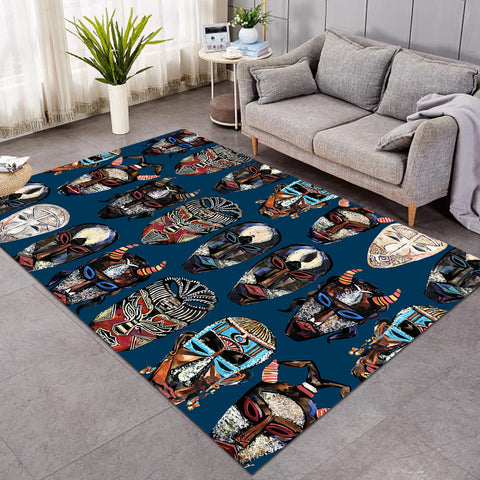 Image of Tribal Faces SW0874 Rug