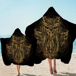 Regal Owl Hooded Towel