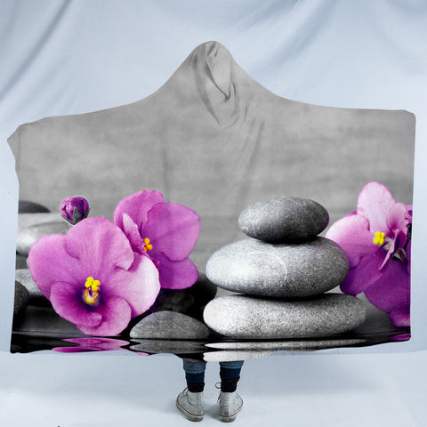 Image of Zen Stone SW1570 Hooded Blanket