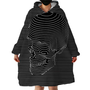 Skull Impression SWLF0100 Hoodie Wearable Blanket