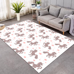 Prancing Unicorn Starry Tan SW1202 Rug