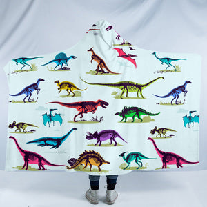 Dino Collection SW1097 Hooded Blanket