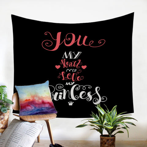 Image of Love For Princess SW2068 Tapestry