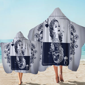 Queen Card Hooded Towel