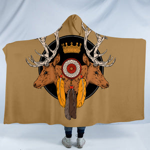 Deer Trophyhead SW0751 Hooded Blanket