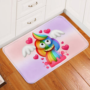 Rainbow Pile Door Mat