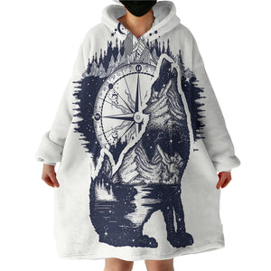 Feral Compass SWLF0041 Hoodie Wearable Blanket