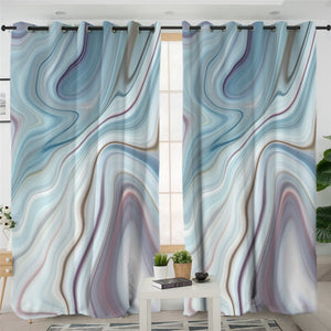 Abstract Colors Dim 2 Panel Curtains