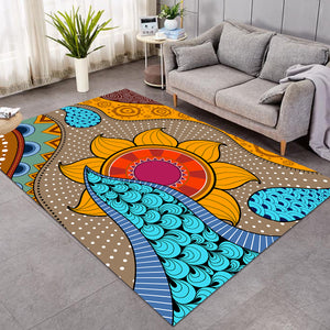 Arty Sun & Clouds SW0458 Rug