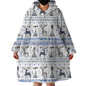 Winter Themed SWLF2173 Hoodie Wearable Blanket