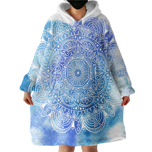 Blue Mandala SWLF1500 Hoodie Wearable Blanket