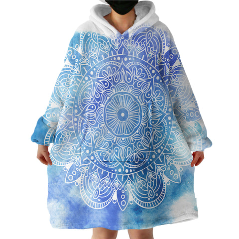 Image of Blue Mandala SWLF1500 Hoodie Wearable Blanket