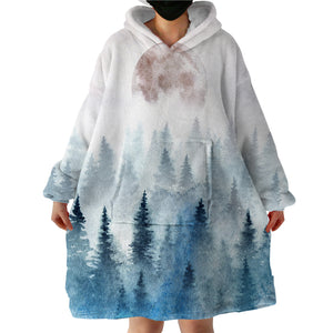 Taiga Forest SWLF1551 Hoodie Wearable Blanket